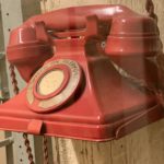 Red telephone from Churchill's war rooms in London